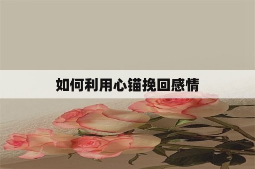 如何利用心锚挽回感情