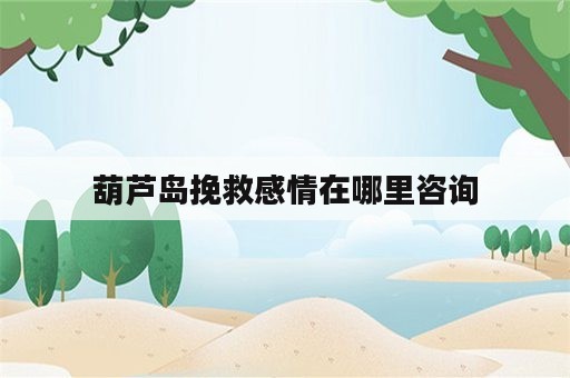 葫芦岛挽救感情在哪里咨询