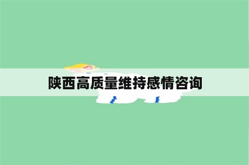 陕西高质量维持感情咨询