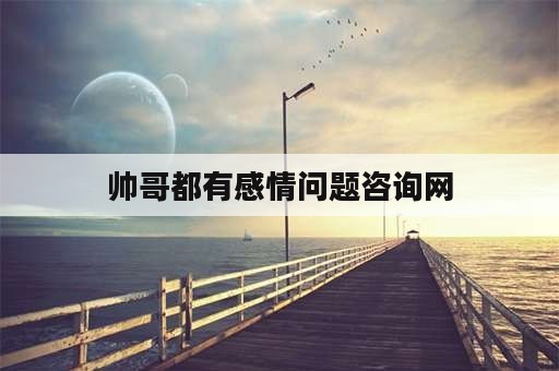 帅哥都有感情问题咨询网