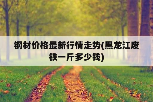 钢材价格最新行情走势(黑龙江废铁一斤多少钱)