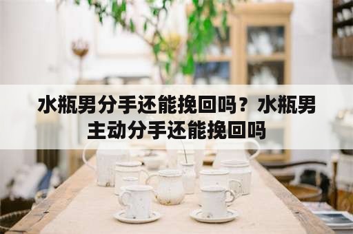 水瓶男分手还能挽回吗？水瓶男主动分手还能挽回吗