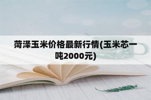 菏泽玉米价格最新行情(玉米芯一吨2000元)