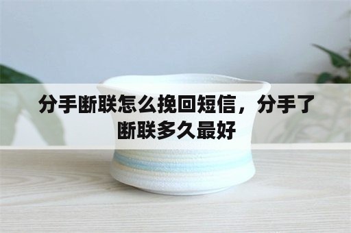 分手断联怎么挽回短信，分手了断联多久最好