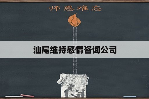 汕尾维持感情咨询公司