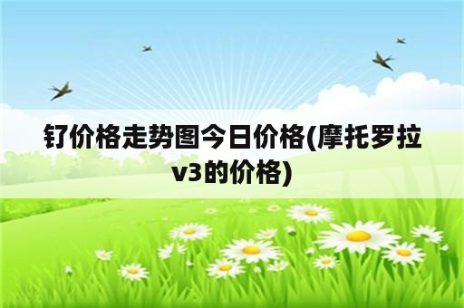 钌价格走势图今日价格(摩托罗拉v3的价格)