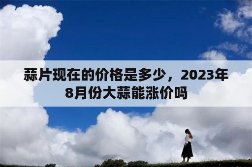 蒜片现在的价格是多少，2023年8月份大蒜能涨价吗