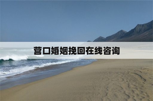 营口婚姻挽回在线咨询