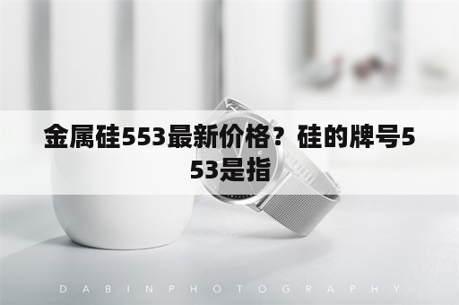 金属硅553最新价格？硅的牌号553是指