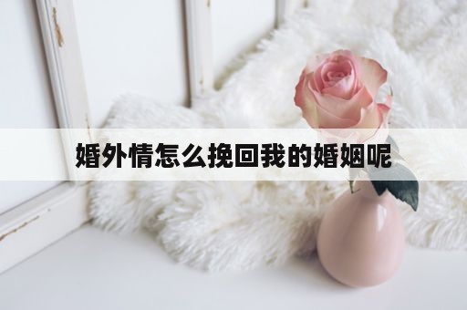 婚外情怎么挽回我的婚姻呢