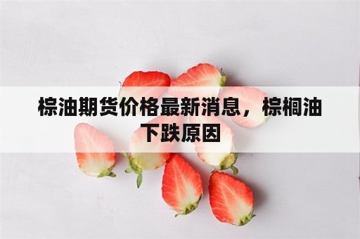 棕油期货价格最新消息，棕榈油下跌原因