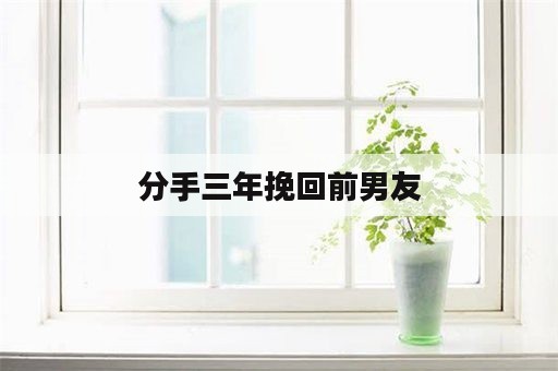 分手三年挽回前男友